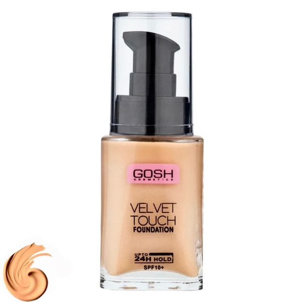 کرم پودر مایع SPF10 گاش مدل Velvet Touch شماره 402 مناسب برای انواع پوست