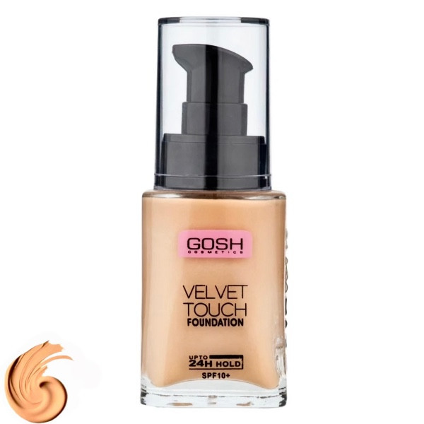 کرم پودر مایع SPF10 گاش مدل Velvet Touch شماره 401 مناسب انواع پوست