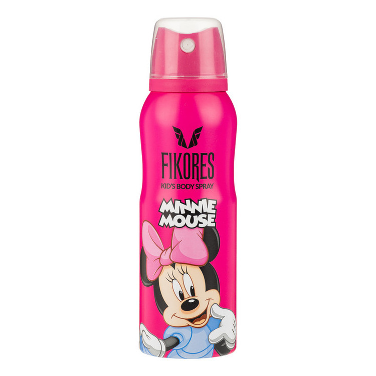 اسپری کودک دخترانه فیکورس مدل Minnie Mouse با رایحه شیرین حجم 125 میلیلیتر