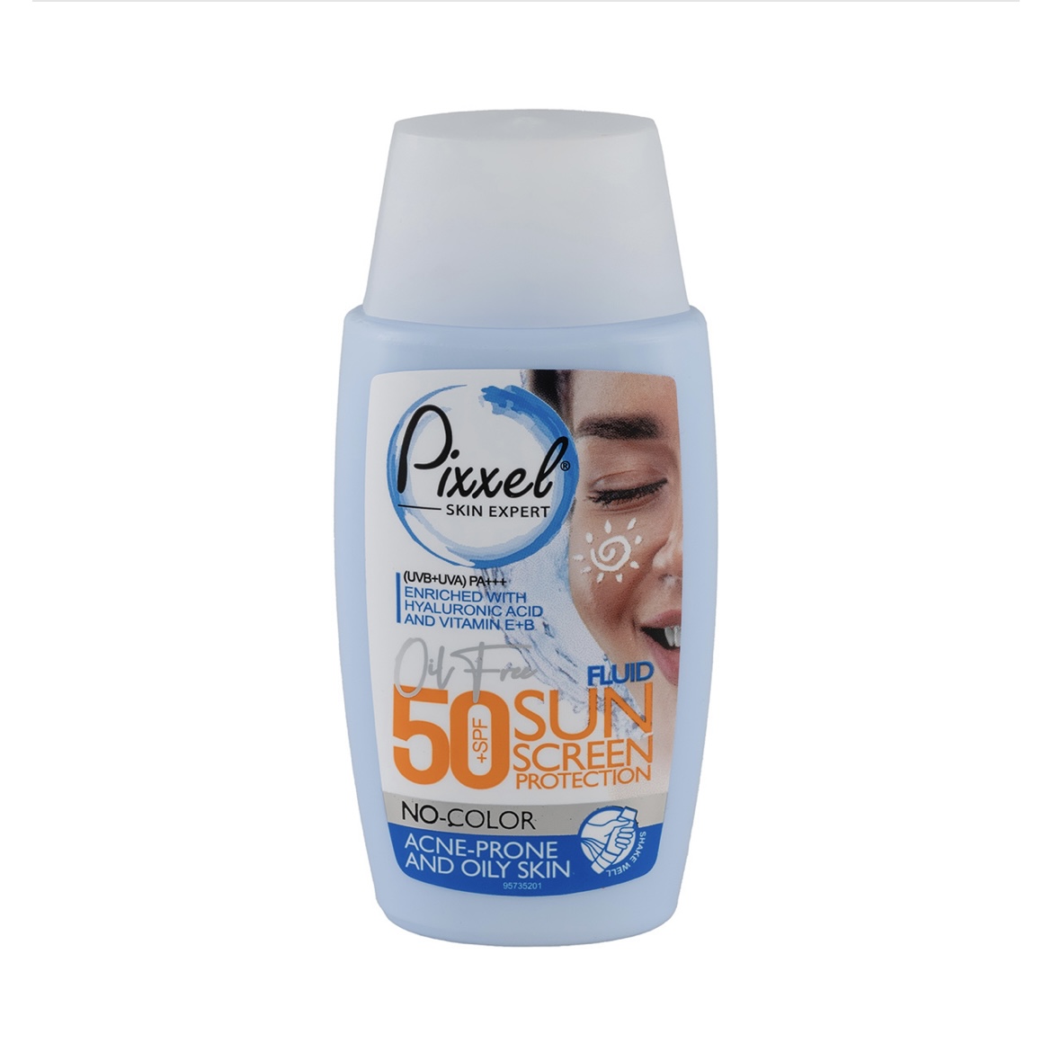 کرم ضد آفتاب بی رنگ پیکسل مدل Oily Acne Prone Skin با SPF50