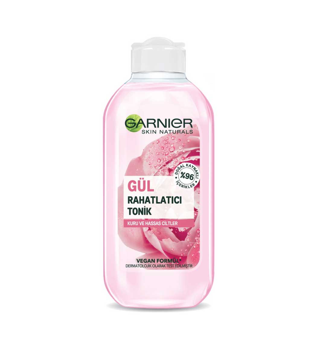 تونر پاک کننده صورت گارنیه مدل Rose Toner