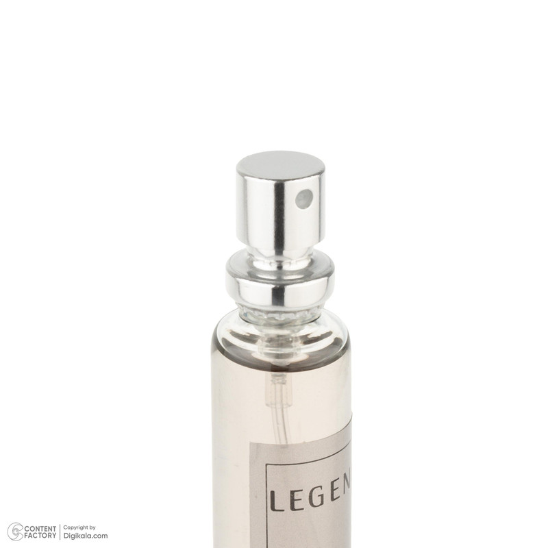 عطر جیبی مردانه صندل مدل LEGEND با رایحه شیرین، خنک حجم 25 میلی‌لیتر