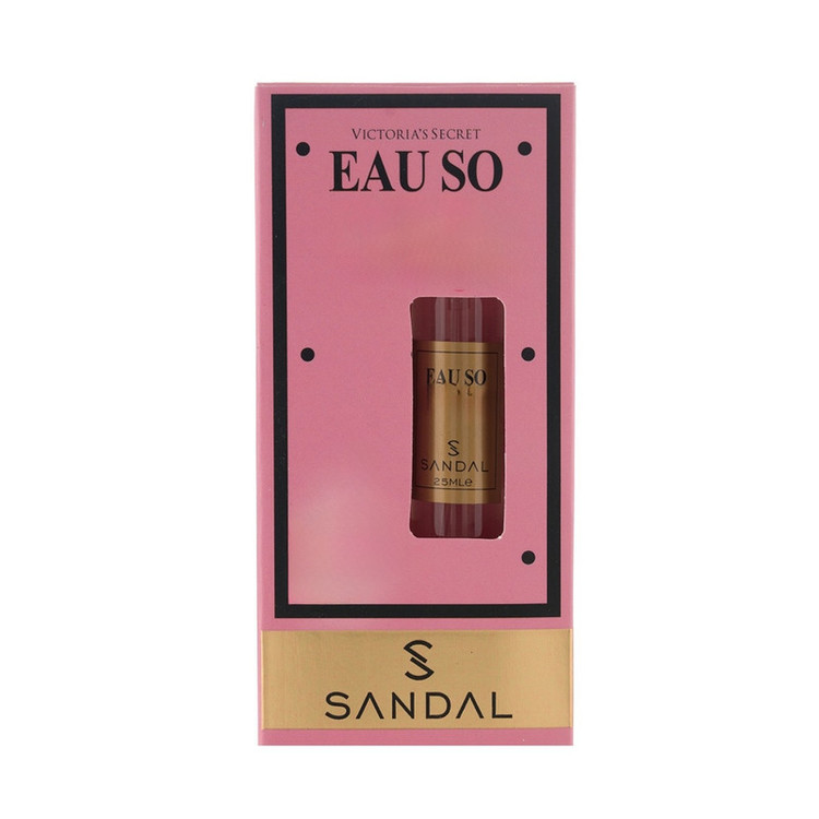 عطر جیبی زنانه صندل مدل Victoria secret Eau So با رایحه خنک حجم 25 میلی لیتر
