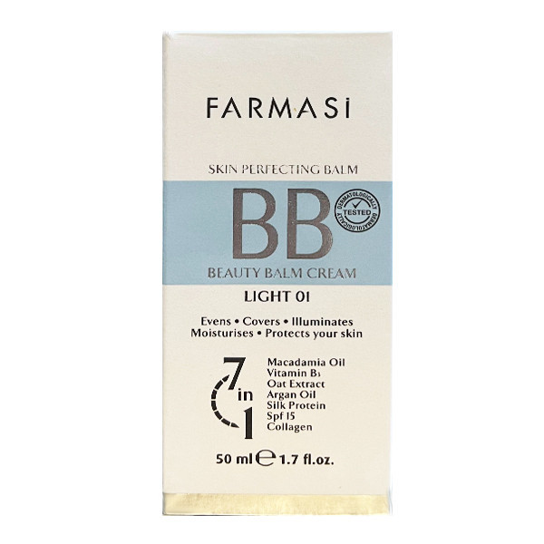 کرم پودر BB فارماسی شماره 1 حجم 50 میلی لیتر