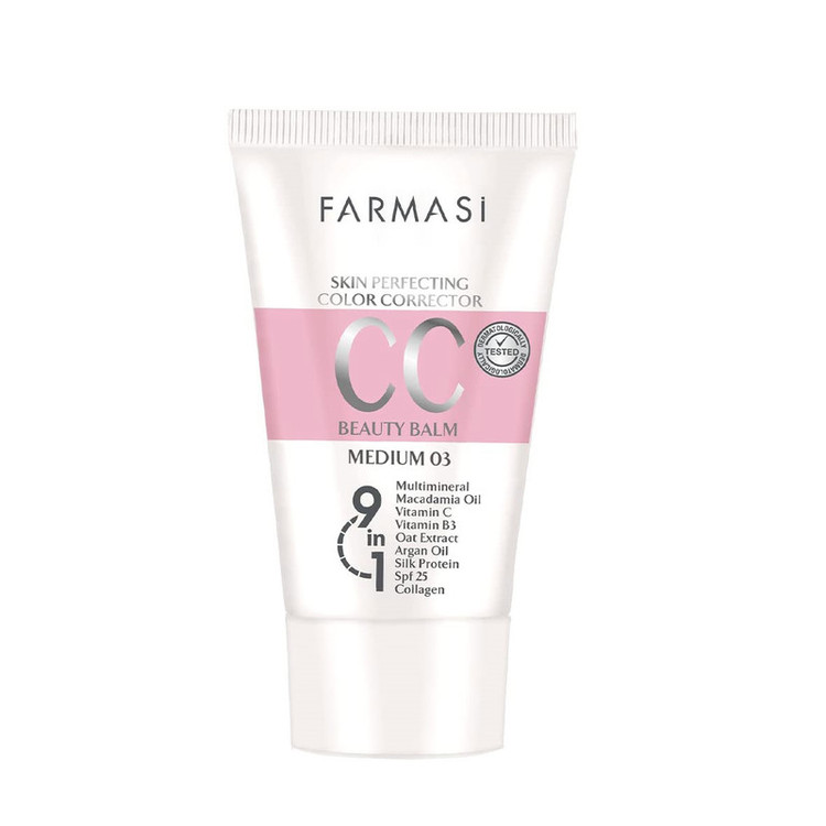 کرم پودر CC فارماسی مدل skin perfection balm شماره 03 حجم 50میلی لیتر