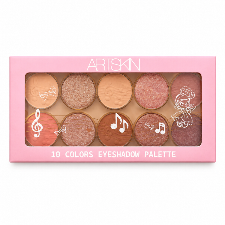 پالت سایه چشم ۱۰ رنگ آرت اسکین ART SKIN